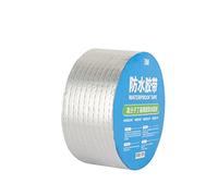 Ruban Adhésif Aluminium Ruban de réparation Aluminium Feuille d'aluminium Adhésif Ruban de conduit étanche Crack Epaissez-vous Tubes de rénovation à la maison Scotch Aluminium (Color : Silver, Size