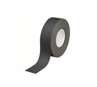 Ruban adhésif antidérapant 5 m noir recouvert de grains de polyuréthane, adhésif haute résistance, idéal pour escaliers, piscines, douches et aires de jeux, 40 mm de large
