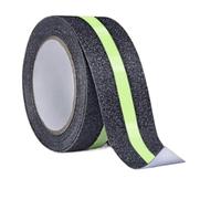 Ruban adhésif antidérapant, Bande de traction antidérapante lumineuse | 2 pièces d'adhésif à friction à rayures phosphorescentes(5CM x 2M)