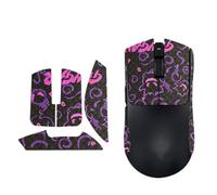Ruban adhésif antidérapant de qualité supérieure pour souris sans fil Razer Viper V4 Pro 2026 - Anti-transpiration - Fait à la main - Accessoire de souris de jeu facile à appliquer - Motif Gengar noir