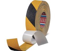 Ruban adhésif antidérapant ext.sta.60954 noir/jaune L.18 m,l.50mm TESA