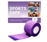 Ruban adhésif antidérapant portable pour raquettes de tennis | Ruban de gélose pour batte de sport avec dos collant pour pratique à la maison et à l'extérieur, haltérophilie, gymnastique