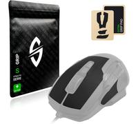 Ruban adhésif antidérapant pour Souris Roccat Kone AIMO (+ Grip Pad) Absorbant la Transpiration, sans résidus & Ultra-Mince (0.5 mm) - Accessoires pour Souris de Jeu, Noir