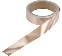 Ruban adhésif antistatique (ESD) TRU COMPONENTS CU-F2.5R1000 1569011 cuivre (L x l) 10 m x 25 mm 10 m