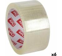 Ruban adhésif Apli Transparent 48 mm x 132 m (6 pièces)