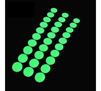 Ruban Adhésif Brillant Dans Le Noir 2.5cm Rond 100 Points Lumineux Autocollants Sur Rouleau