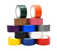 Ruban adhésif coloré extra fort de 4,8 cm x 10 m | Conduit artisanal étanche et résistant sans résidus(YELLOW)