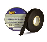 HPX Ruban adhésif mtp1925 Protéction de câble 19 mm x 25 m Noir