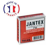 Ruban adhésif coton VELOX JANTEX COMPETITION 76 pour boyaux jante aluminium vélo roue - Rouge