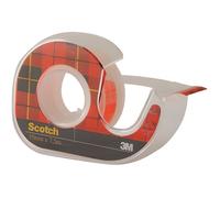 Scotch Ruban adhésif Crystal transparent 19 mm x 7,5 m avec dévidoir