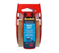 Scotch Ruban adhésif extra-résistant havane 48 mm x 20,3 m – 1 rouleau sur dévidoir manuel/paquet