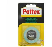 Ruban adhésif d'assemblage - PATTEX - Super Puissant - 1.5m x 19mm - Multi-usages - 80 kg