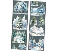 Ruban adhésif de masquage esthétique pour artistes décoratifs Journal PET Beauté Scrapbooking Fournitures de masquage Forêts Beauté pour animaux de compagnie Compte décoratif à la main