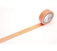 Ruban adhésif de masquage orange avec bordure et cercle