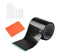 Ruban adhésif de protection pour cadre de vélo, 300 cm x 0,6 mm, ultra fin, en fibre de carbone, autocollant PVC et PMMA (semi-transparent 3K)