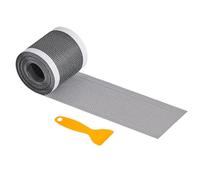 Ruban adhésif de réparation de moustiquaire, patch flexible autocollant avec grattoir, kit de réparation de moustiquaires pour fenêtres, pour terrasse, balcon, filet de trous, solution rapide pour