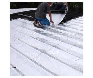 Ruban adhésif de réparation de toit étanche - Bitume et feuille d'aluminium - Solution d'étanchéité robuste (20 cm x 500 cm) pour sous-couche de toit