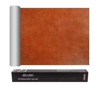 Ruban adhésif de réparation pour cuir de canapé - 38,1 x 152,4 cm - Grand kit de réparation en vinyle - Pour canapé, siège de voiture, meubles en cuir (38,1 x 152,4 cm, marron 2.0)