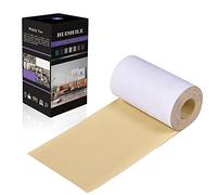 Ruban adhésif de réparation pour cuir de meubles - 10,2 x 152,4 cm - Ruban adhésif solide pour canapés, sièges de voiture, armoires, sacs - Patchs anti-rayures - Patch de premiers secours - Abricot