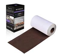 Ruban adhésif de réparation pour cuir de meubles, 10,2 x 152,4 cm, ruban adhésif solide pour canapés, sièges de voiture, armoires, sacs, patchs anti-rayures pour premiers secours, marron moucheté noir