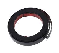 Ruban adhésif décoratif en PVC de 5 m pour interstices de carrelage, murs, lignes de plafond et bords de meubles (1,5 cm de large, noir)