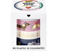 Ruban adhésif décoratif Washi-Tape Noël FALALA, set 4