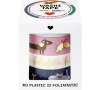 Ruban adhésif décoratif Washi-Tape Noël FALALA, set 4