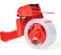 Ruban Adhésif D'emballage Avec Dévidoir,Transparent 48mmx50mx66mic Ruban Adhesif Emballage,Fermeture Sûre,Haute Résistance Pour L'emballage De Colis,Boîtes,Cartons