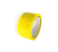 Ruban adhésif d'emballage jaune, Tout usage en polypropylène, 48 mm x 66 m, 6 Rouleaux
