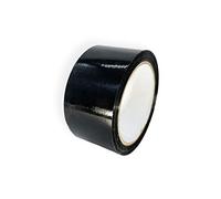 Ruban adhésif d'emballage noir, Tout usage en polypropylène, 48 mm x 66 m, 6 Rouleaux