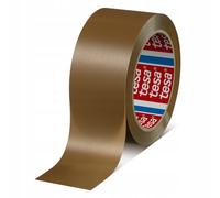Ruban adhésif d'emballage TESA en PVC, large, marron, 66 m x 50 mm
