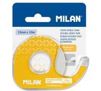 MILAN Distributeur de ruban adhésif double-face 15 mm x 10 m – Blister