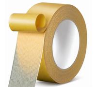 Ruban Adhésif Double Face en Tissu 2cm x 10m, Bande Ourlet sans Couture | Maille Visqueuse pour Réparation Textile, Fixation de Moquette au Sol, Pose sans Repassage, Ajustement de Vêtement Sec