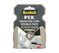 Ruban Adhésif Double Face Extra-Fin Scotch-FIX™ Blanc 2m x 10mm