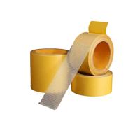 Ruban adhésif double face extra fort, 0,2 mm avec fibre tissée et colle thermofusible pour bois dur et carrelage - SMARTAPE