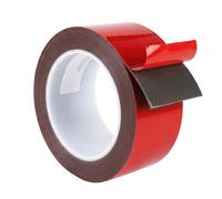 Ruban Adhésif Double Face Extra Fort, Epaisseur:0,8mm, Ruban de Montage, Ruban Adhésif Imperméable en Mousse pour l'extérieur, Installation, Décor de Bureau de la Maison, Bandes LED (5CM*5M*0,8MM)