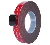 Ruban adhésif double face extra fort - Utilise une matière première VHB 5952 d'origine - 20 mm x 11 m - Épaisseur : 1,1 mm - Imperméable et résistant aux températures élevées - Pour voiture