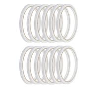 Ruban Adhésif Double Face Fin - Lot de 12 Rouleaux, Scotch Double Face en Papier Blanc pour Bricolage, Couture, Scrapbooking, Fabrication de Cartes, Emballage Cadeaux, Projets DIY, 6mm x 10m.