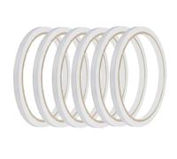 Ruban Adhésif Double Face Fin Lot de 6 Rouleaux (6mm x 10m) Ruban double face, Adhésif Puissant pour Scrapbooking, Couture, Emballage Cadeaux & DIY Sans Résidus