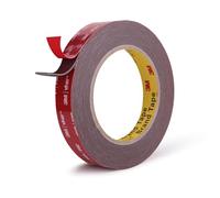 Ruban adhésif double face haute performance - 13 mm x 5,5 m - En 3M VHB 4611F - Adhésif puissant pour un collage fiable - Ruban en mousse étanche pour la maison, le bureau, la voiture - Gris