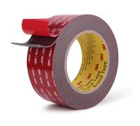 Ruban adhésif double face haute performance - 51 mm x 5,5 m - En 3M VHB 4611F - Adhésif puissant pour un collage fiable - Ruban en mousse étanche pour la maison, le bureau, la voiture - Gris