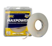 HPX Ruban double-face HT1916 – forte adhérence transparent 19 mm x 16,5 m