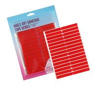 Ruban adhésif double face résistant aux intempéries Ruban de montage transparent pour ongles de salon Conseils couleurs designs décoration de vitrine