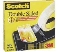 Ruban adhésif double-face Scotch® 665 D6651222 transparent (L x l) 22.8 m x 12.5 mm 1 pc(s) - 3M