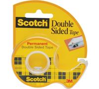 Ruban adhésif double face Scotch avec dérouleur - 12 mm x 6,3 m