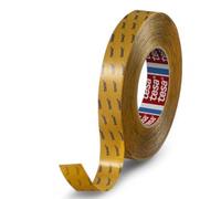 Ruban adhésif double face Tesa 51966 en PET: Forte adhérence, tenue sur les surfaces difficiles. Épaisseur 0,2 mm, résistant jusqu'à 130 °C, avec résistance UV - (25 mm)