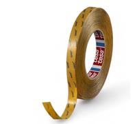 Ruban adhésif double face Tesa 51966 en PET: Forte adhérence, tenue sur les surfaces difficiles. Épaisseur 0,2 mm, résistant jusqu'à 130 °C, avec résistance UV - (15 mm)