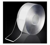 Ruban adhésif double face transparent, Ruban adhésif double face 2 mm, 5 m, stickers muraux, bricolage, rubans adhésifs épais et résistants 1 m/2(3 M,30 MM)