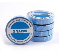 Ruban Adhésif Double Lace Bleu Lace Front Support Bande Ruban Adhensive Pour Remplacement De Trame De Cheveux Et Extension Adhesive Cheveux 0.8cm*3yards