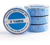 Ruban Adhésif Double Lace Bleu Lace Front Support Bande Ruban Adhensive Pour Remplacement De Trame De Cheveux Et Extension Adhesive Cheveux 1.2cm*3yards